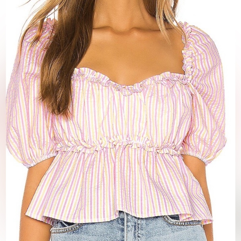 Lovers + Friends blouse ON REVOLVE